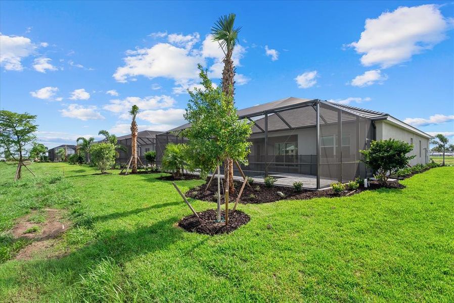 Exterior details and patio area of a home in Calusa Country Club, Lakewood Ranch (Image 17).