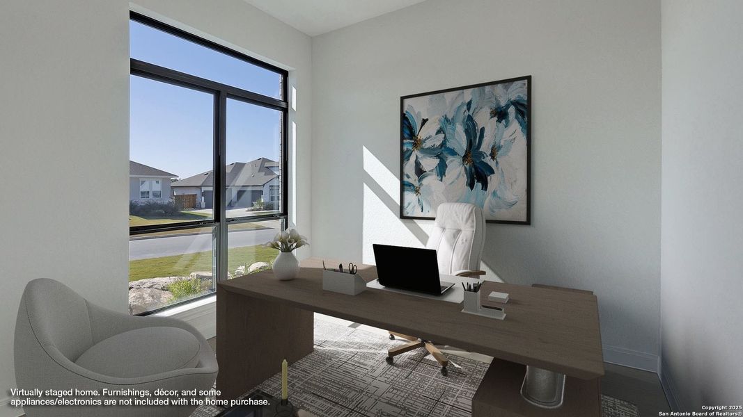 Furnished interior view inside a new home in Megan's Landing 1/2 Acre, Castroville (Image 14). Furnished interior view inside a new home in Megan's Landing 1/2 Acre, Castroville (Image 14).