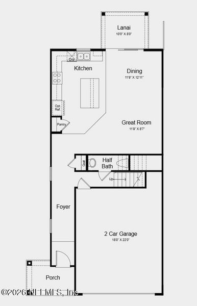 2D floor plan layout of this home in , St. Augustine, FL (Image 2). 2D floor plan layout of this home in , St. Augustine, FL (Image 2).