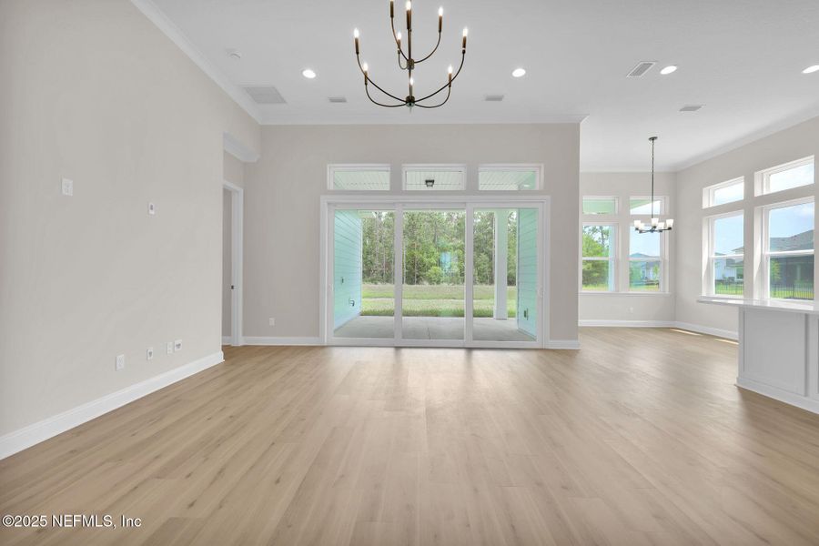 Spacious, unfurnished interior of a new home in Courtney Oaks at SilverLeaf, St. Augustine (Image 31).