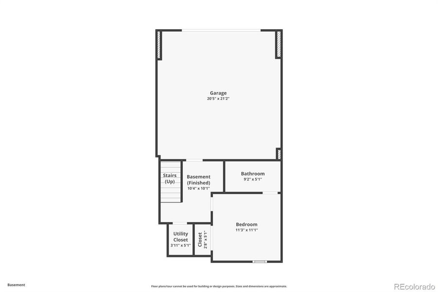 2D floor plan layout of this home in , Colorado Springs, CO (Image 4).