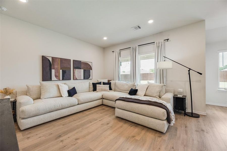 Furnished interior view inside a new home in , Princeton (Image 14).