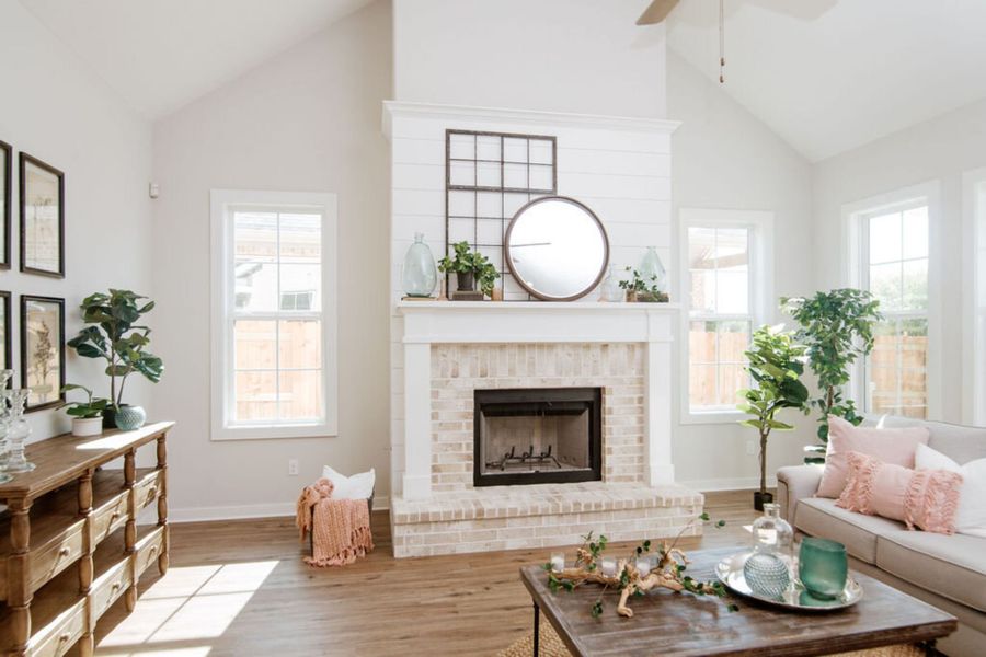 Representative furnished interior of a home built from the The Caroline by Reece Homes in Pebble Creek, College Station (Image 8).