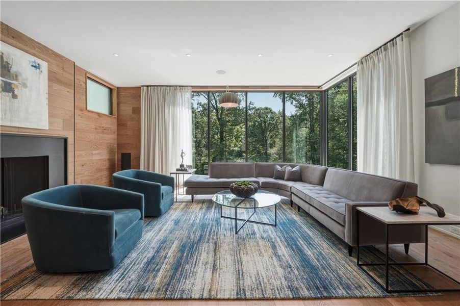 Furnished interior view inside a new home in , Atlanta (Image 8).