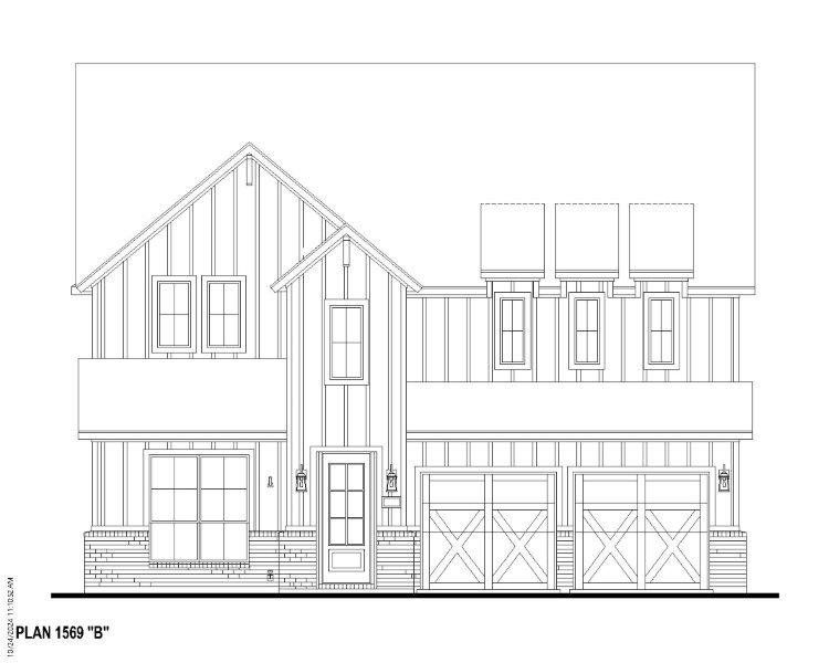 Plan 1569 Elevation B