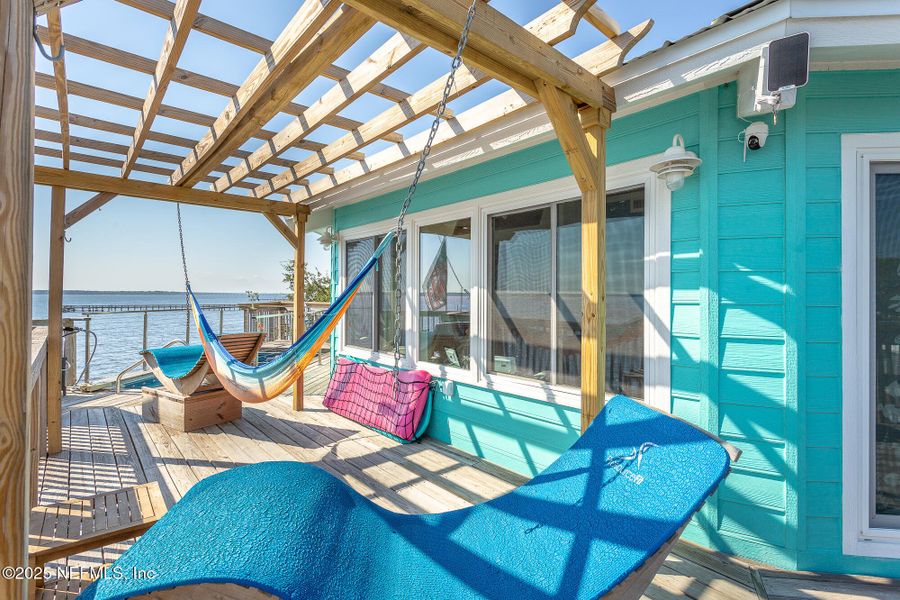 Exterior details and patio area of a home in , Panacea (Image 13). Exterior details and patio area of a home in , Panacea (Image 13).