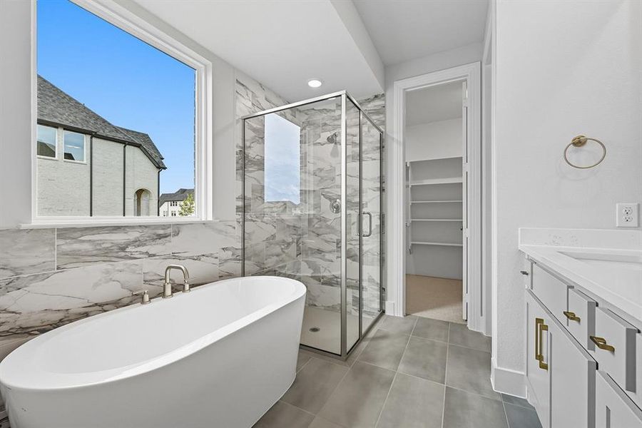 Furnished interior view inside a new home in Mosaic: 40ft. lots, Celina (Image 9). Furnished interior view inside a new home in Mosaic: 40ft. lots, Celina (Image 9).