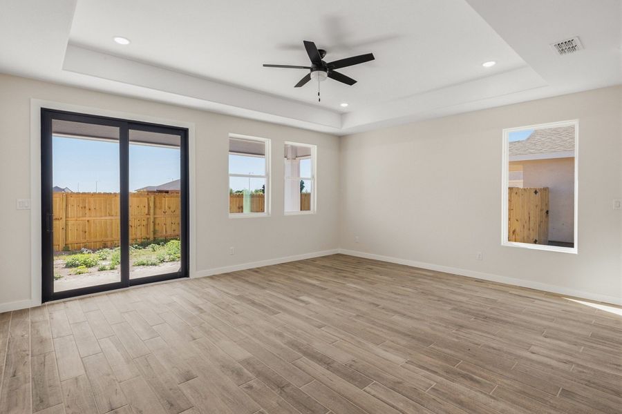 Spacious, unfurnished interior of a new home in The Heights at Riverbend II, Brownsville (Image 10).