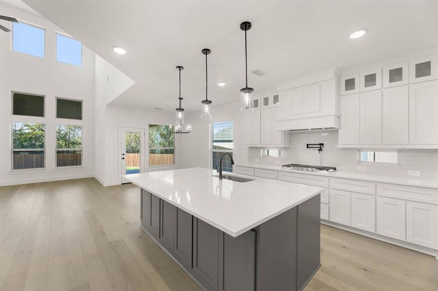 Furnished interior view inside a new home in Hidden Lakes Estates, DeSoto (Image 11).