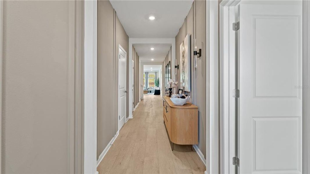 Furnished interior view inside a new home in Crosswinds, Haines City (Image 13).