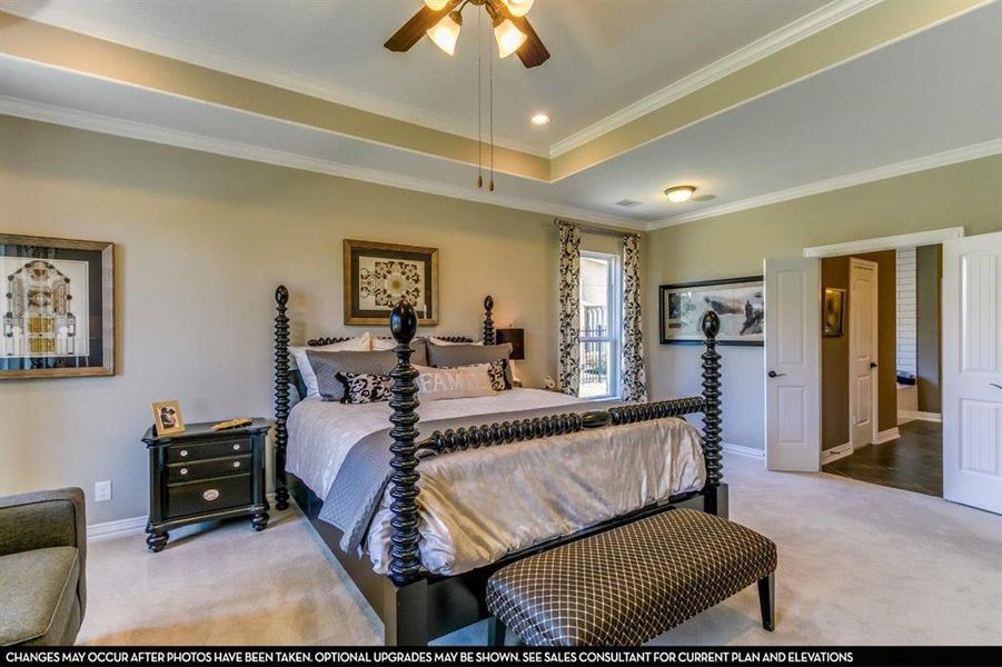 Furnished interior view inside a new home in Green Meadows, Celina (Image 15).