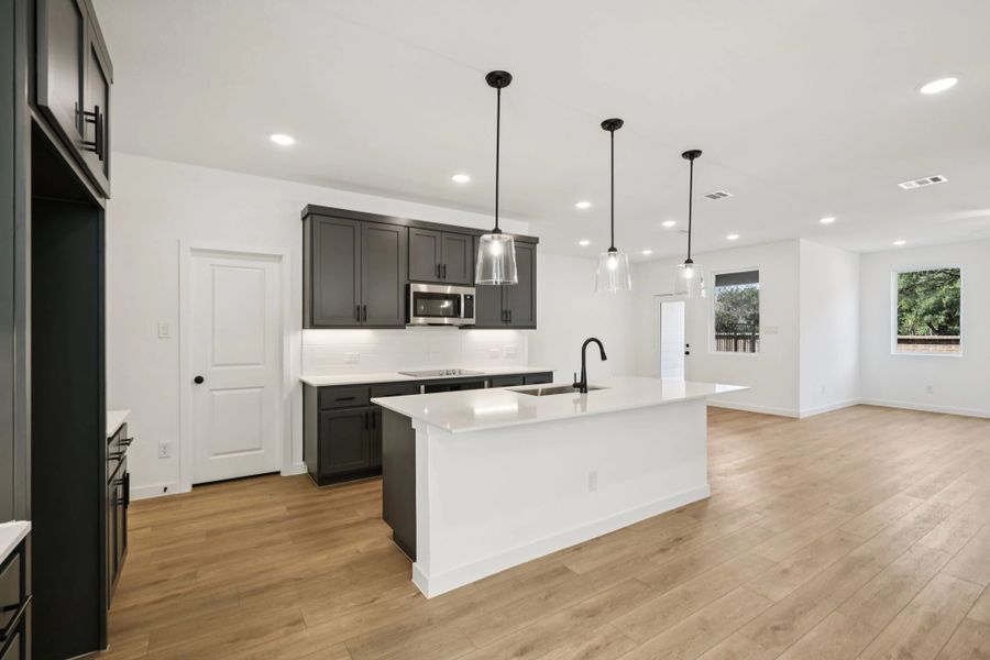 Kitchen featuring the Minimalist Collection Kitchen featuring the Minimalist Collection