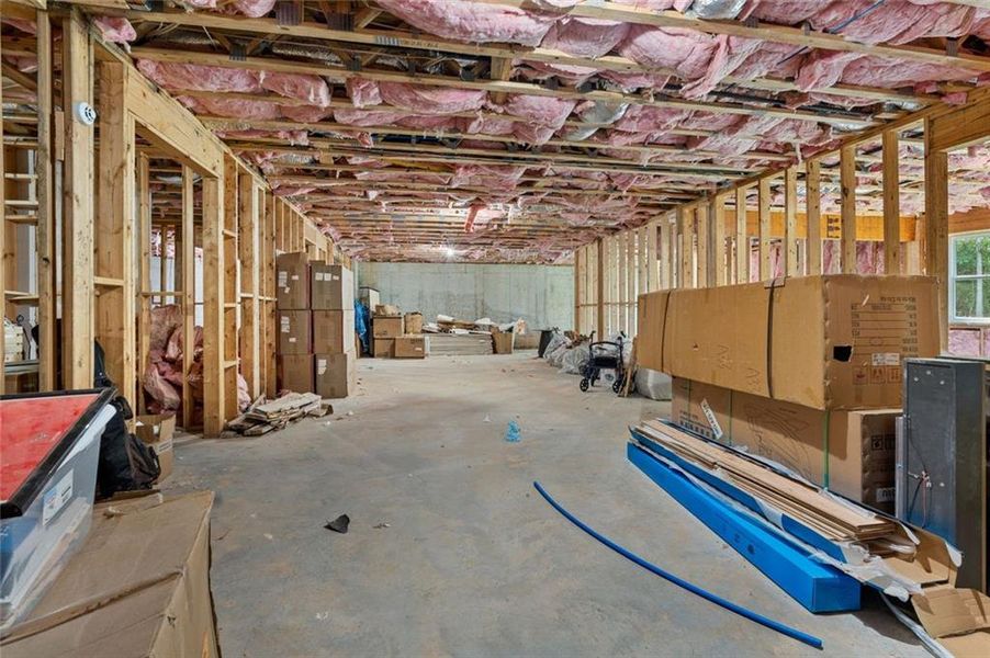In-progress construction of a new home in , Stone Mountain, GA (Image 83).
