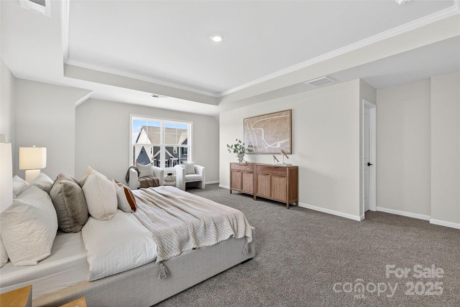 Furnished interior view inside a new home in Falls Cove, Troutman (Image 23).