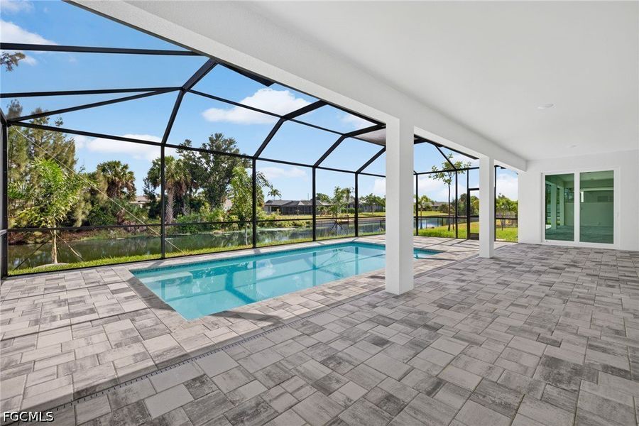 Exterior details and patio area of a home in Cape Coral, Cape Coral (Image 23). Exterior details and patio area of a home in Cape Coral, Cape Coral (Image 23).