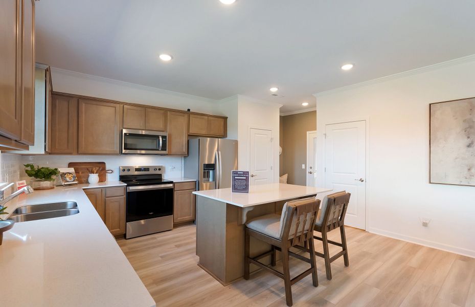 Furnished interior view inside a new home in Highlands of Carter's Station, Columbia (Image 26).