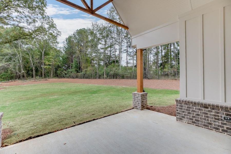 Exterior details and patio area of a home in , Pendergrass (Image 23).