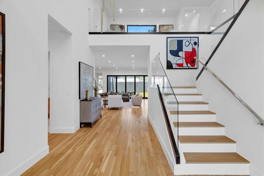 Furnished interior view inside a new home in , Dallas (Image 6).