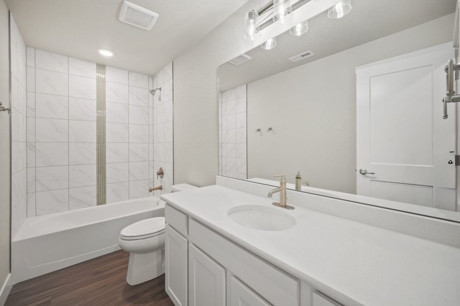 Furnished interior view inside a new home in Pony Park, Colorado Springs (Image 3). Furnished interior view inside a new home in Pony Park, Colorado Springs (Image 3).