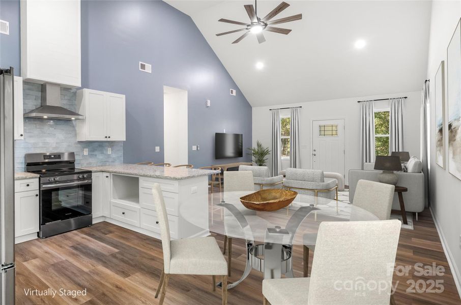 Furnished interior view inside a new home in , Shelby (Image 19). Furnished interior view inside a new home in , Shelby (Image 19).