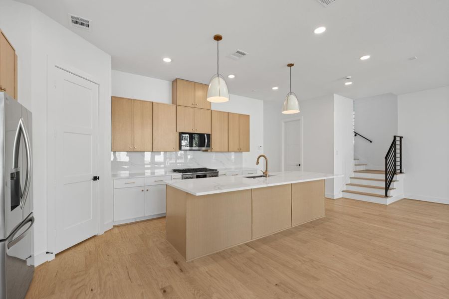 Furnished interior view inside a new home in , Houston (Image 8). Furnished interior view inside a new home in , Houston (Image 8).