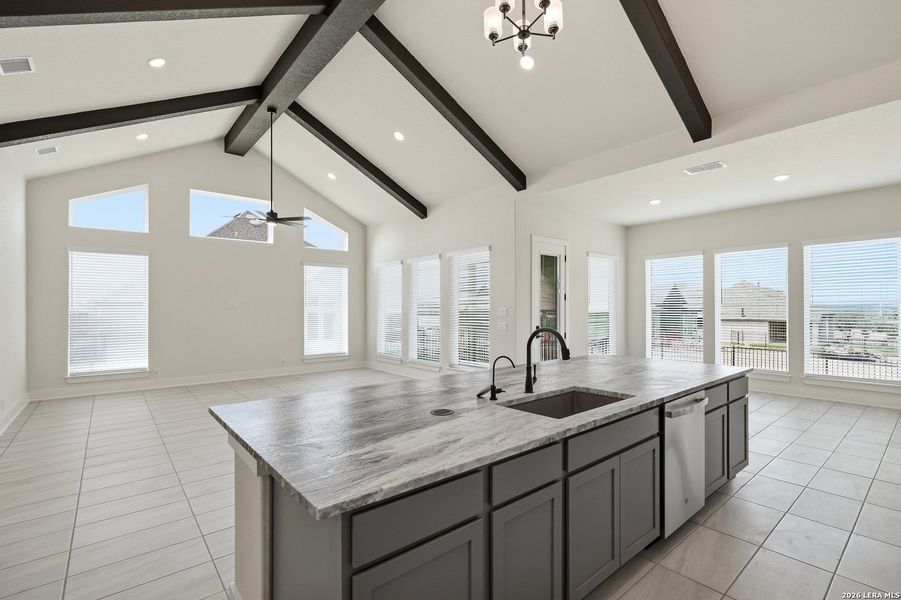 Furnished interior view inside a new home in , Boerne (Image 12).