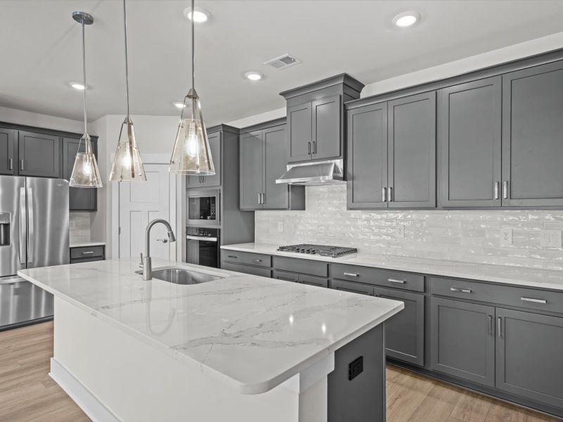 Furnished interior view inside a new home in Cedar Shoals - Signature Collection, Piedmont (Image 4). Furnished interior view inside a new home in Cedar Shoals - Signature Collection, Piedmont (Image 4).