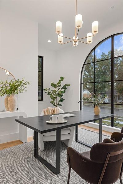 Furnished interior view inside a new home in , Dallas (Image 39).
