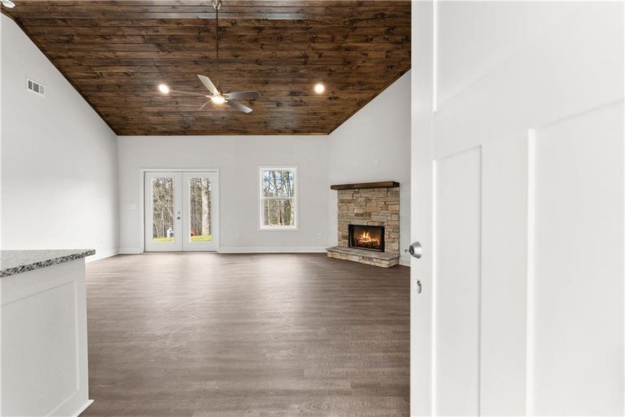 Spacious, unfurnished interior of a new home in , Cleveland (Image 49).