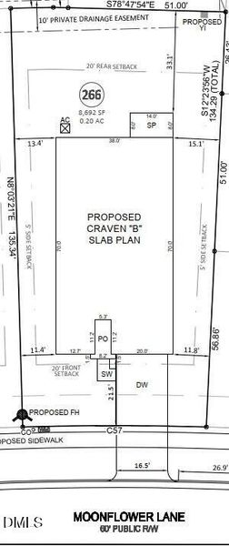 CMSF 266 Plot Plan CMSF 266 Plot Plan