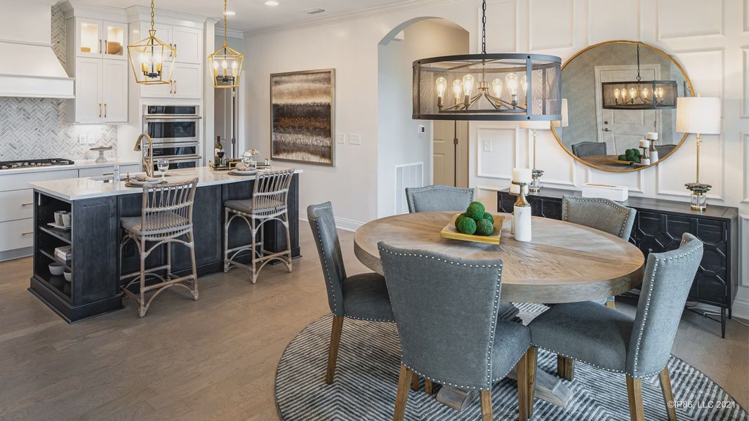 Representative furnished interior of a home built from the Palazzo by Epcon Communities in The Courtyards by The Manor, Alpharetta (Image 12).