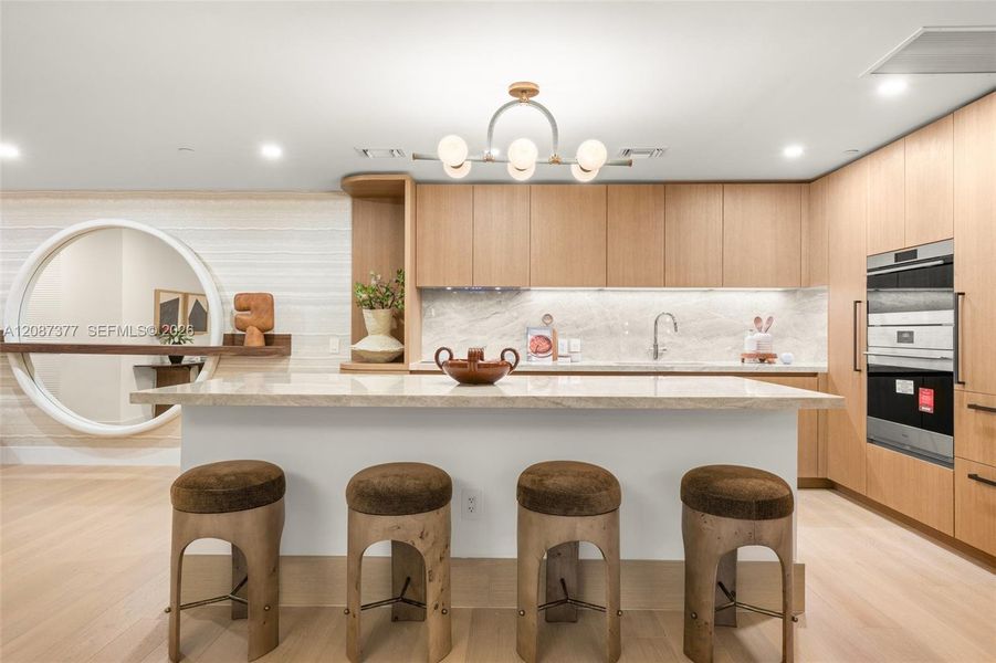 Furnished interior view inside a new home in , Bay Harbor Islands (Image 7).