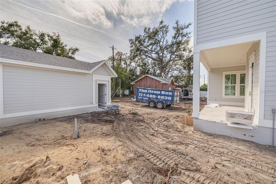 Exterior details and patio area of a home in , St. Petersburg (Image 2). Exterior details and patio area of a home in , St. Petersburg (Image 2).