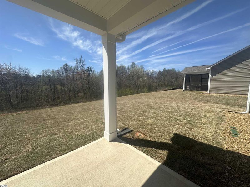 Exterior details and patio area of a home in Shiloh Trail, Wellford (Image 26).
