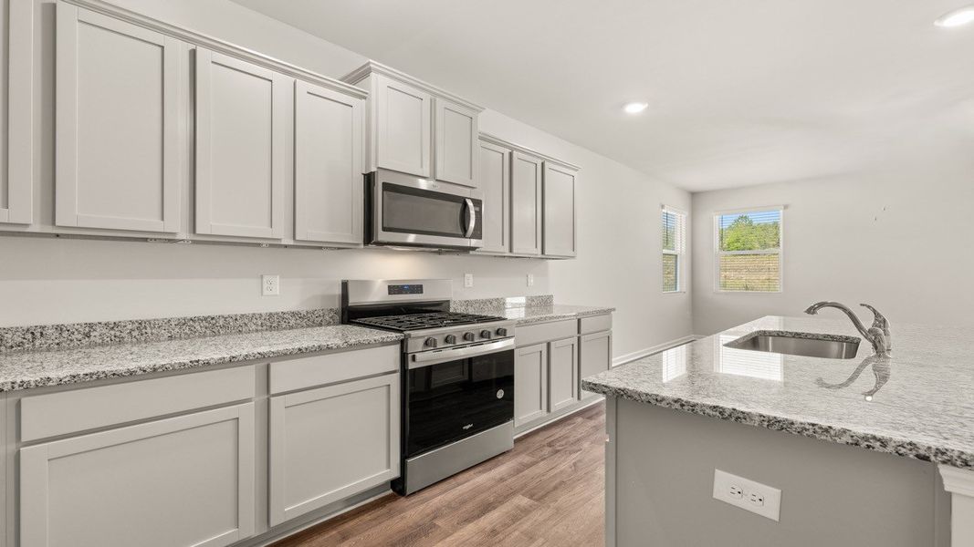 Furnished interior view inside a new home in Byrd Village, Graniteville (Image 6).