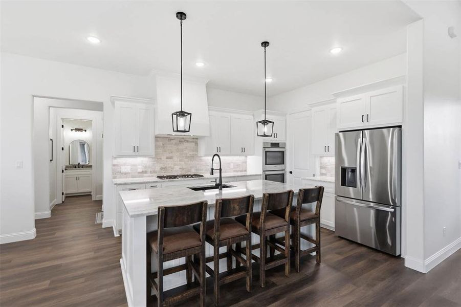 Furnished interior view inside a new home in , Weatherford (Image 18).