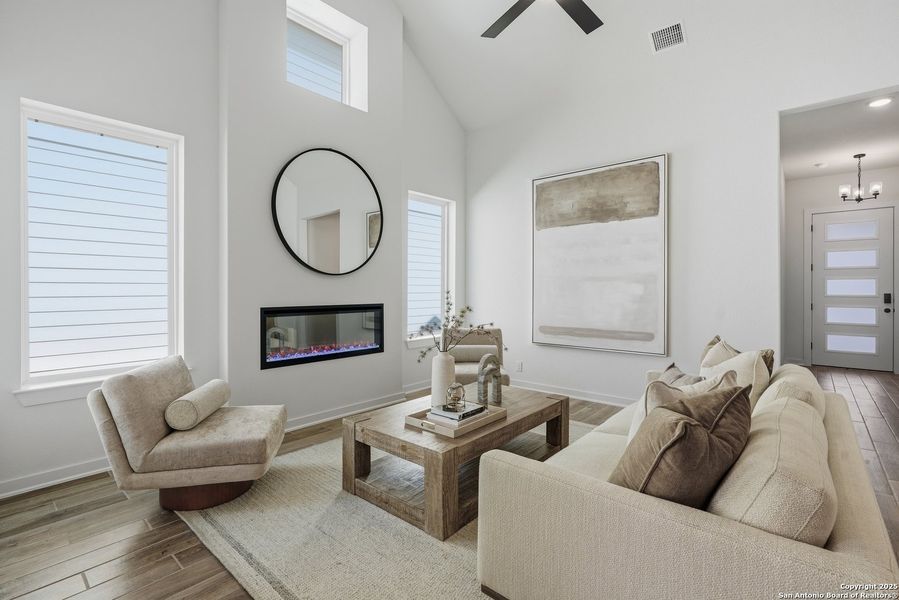 Furnished interior view inside a new home in The Crossvine – Garden Homes, Schertz (Image 15). Furnished interior view inside a new home in The Crossvine – Garden Homes, Schertz (Image 15).