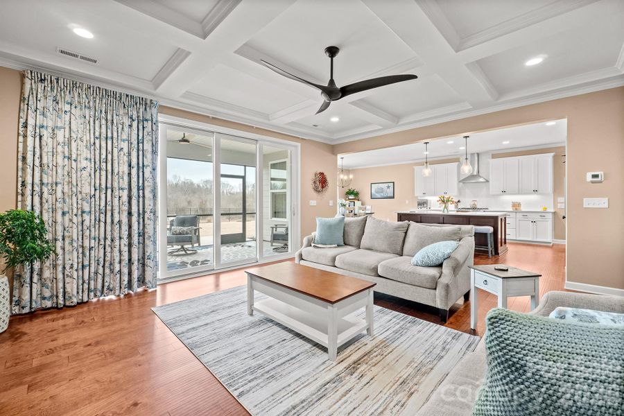 Furnished interior view inside a new home in , Concord (Image 10).
