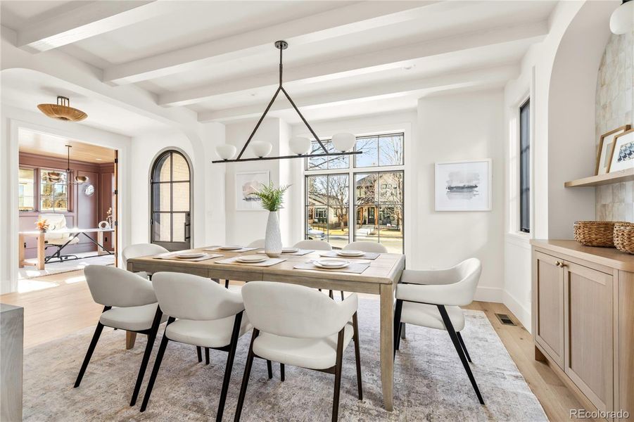 Furnished interior view inside a new home in , Denver (Image 17). Furnished interior view inside a new home in , Denver (Image 17).