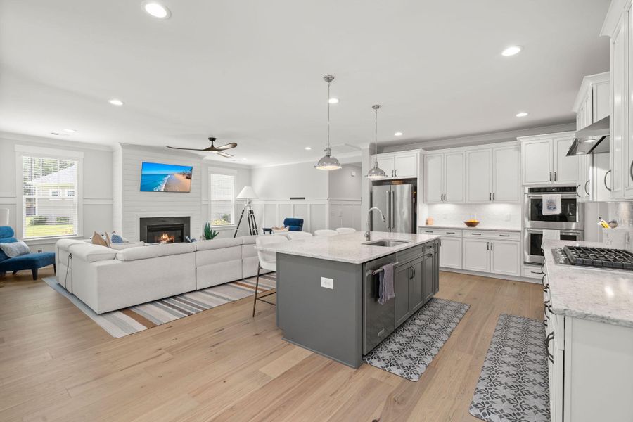 Furnished interior view inside a new home in , Huger (Image 9).