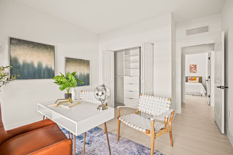 Representative furnished interior of a home built from the Model 1 M-2 by Onx Homes in On Villa Pass, Mascotte (Image 17).