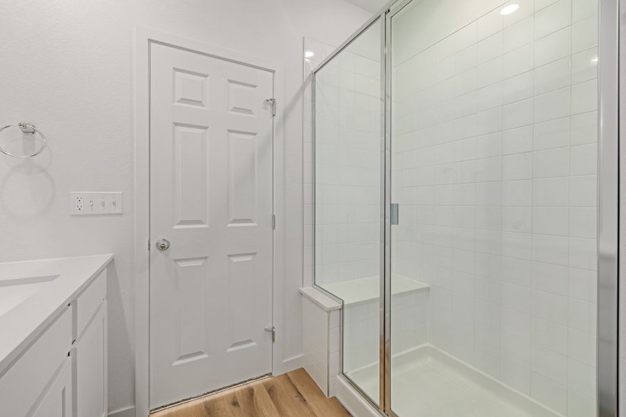 Furnished interior view inside a new home in Painted Prairie, Aurora (Image 12). Furnished interior view inside a new home in Painted Prairie, Aurora (Image 12).