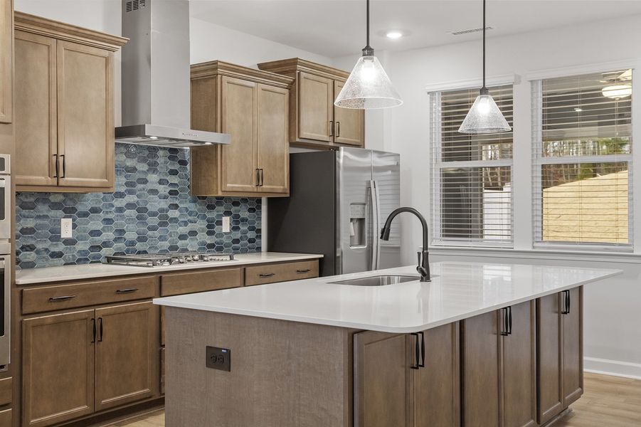 Furnished interior view inside a new home in Ovation at Sweetbrier, Durham (Image 8).