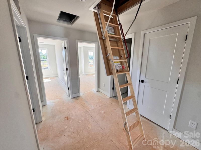 Upstairs hallway area