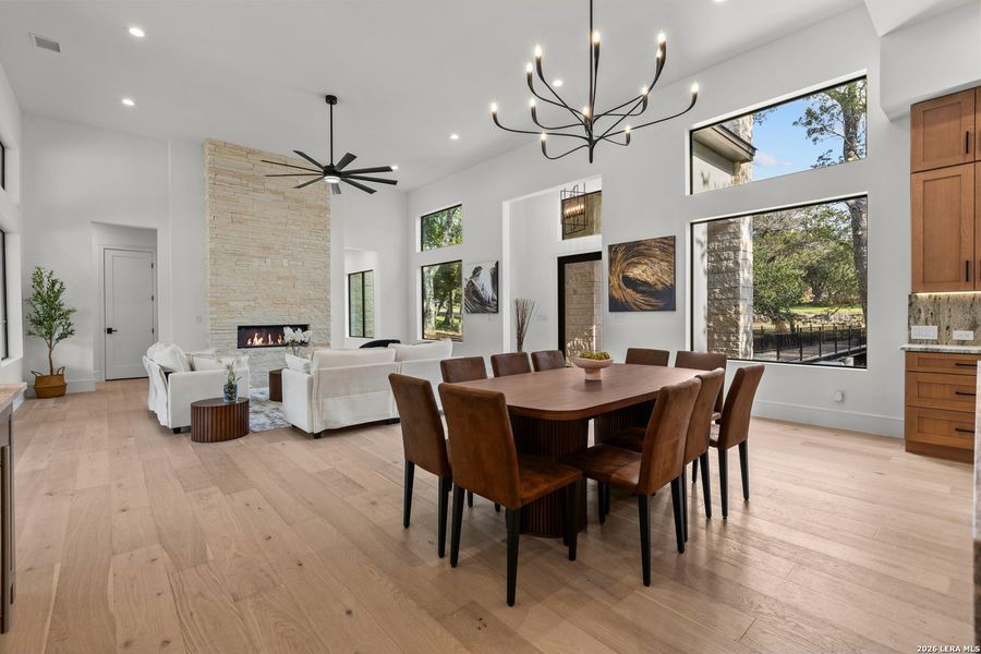 Furnished interior view inside a new home in , Boerne (Image 12).