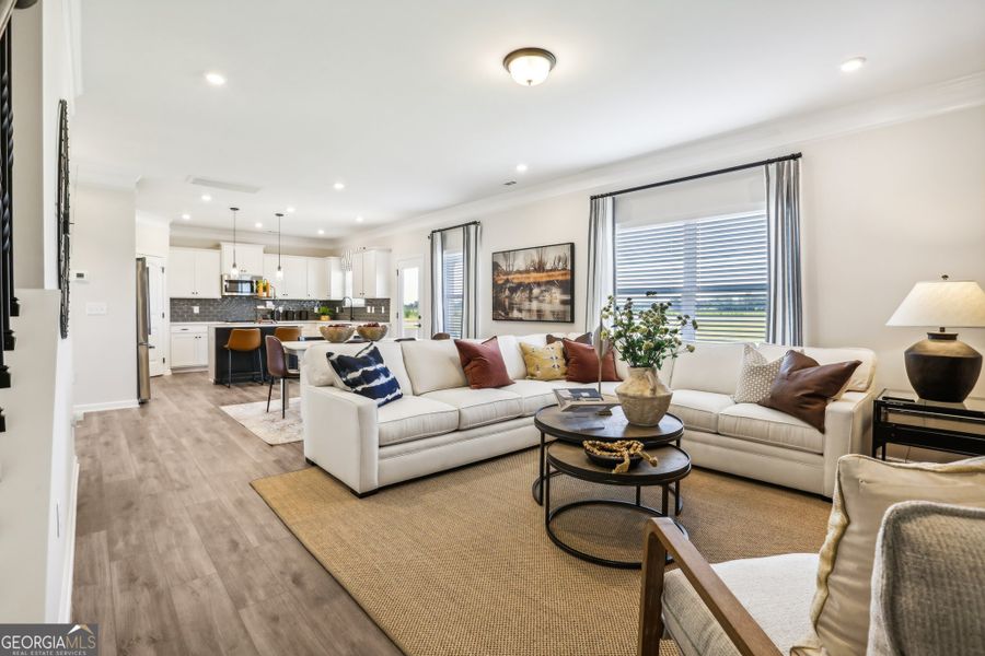 Furnished interior view inside a new home in Maddox Station, Eatonton (Image 4).