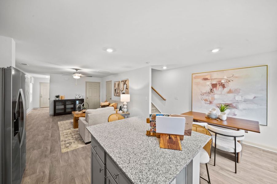 Furnished interior view inside a new home in Champions Village at Cherry Hill, Pendleton (Image 41).