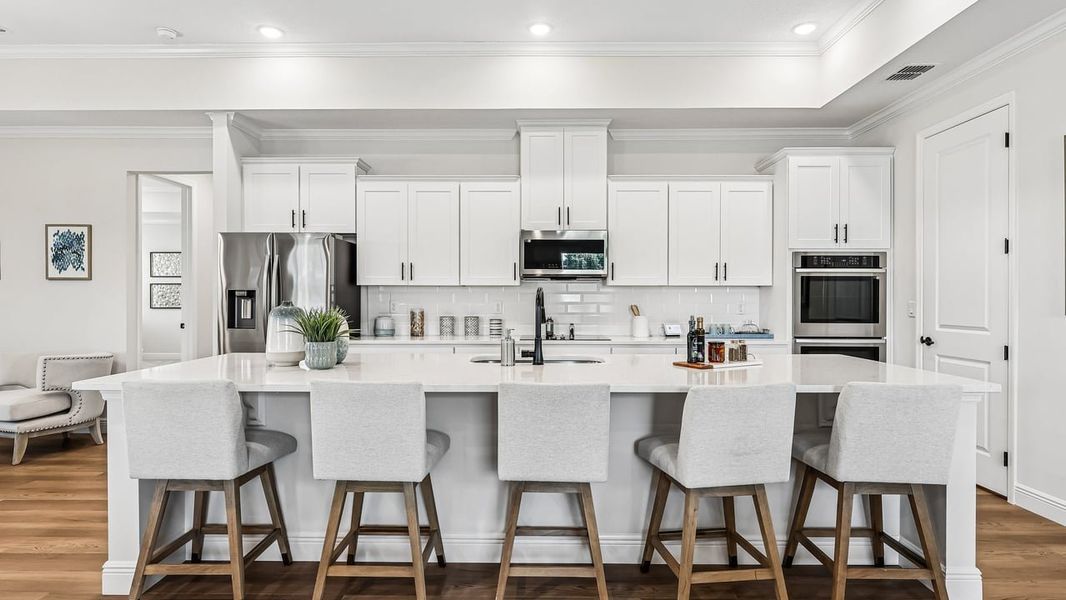 Representative furnished interior of a home built from the Venice by Maronda Homes in Malabar Springs, Palm Bay (Image 9).