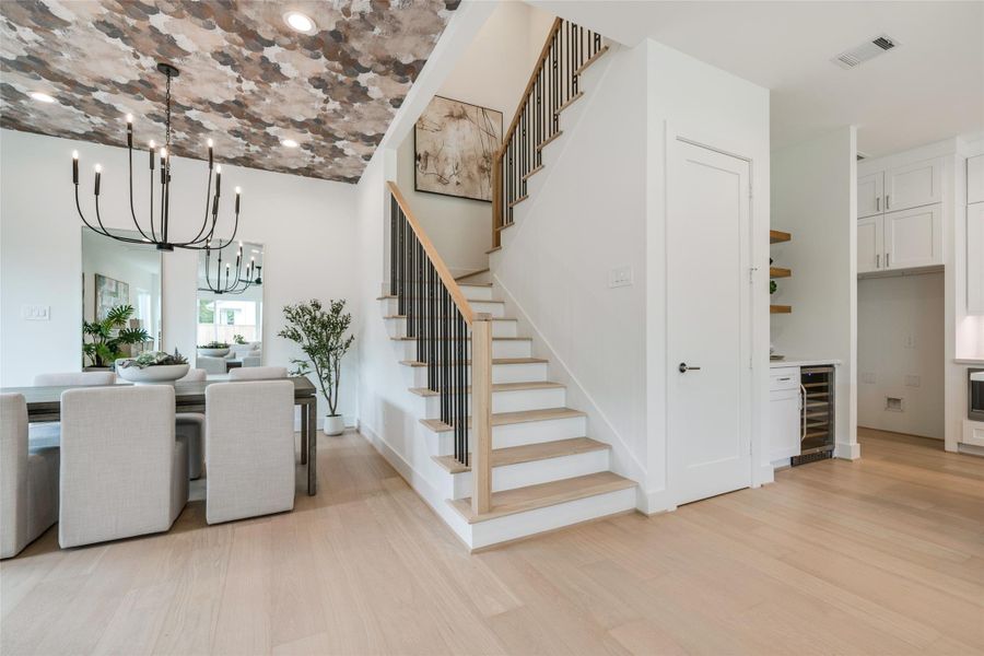 Furnished interior view inside a new home in , Houston (Image 19).