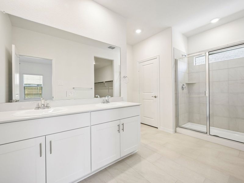 Furnished interior view inside a new home in Lakehaven - Signature Series, Farmersville (Image 9). Furnished interior view inside a new home in Lakehaven - Signature Series, Farmersville (Image 9).